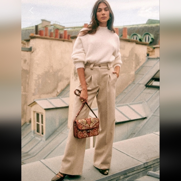 Sezane Otis Ecru Sweater - Picture 5 of 6